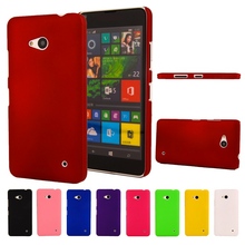 Для Microsoft Nokia Lumia 640 1109 ультратонкий матовой прорезиненные небуксующий жесткий пластмассовый чехол назад защитный чехол