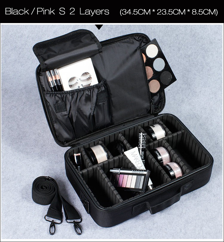 Women Fashion Cosmetic Bag Travel Makeup Organizer Professional
