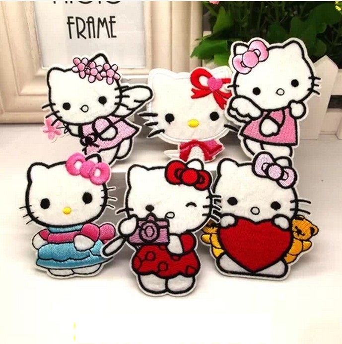 Online Buy Wholesale Hello Kitty Iron On Patches From China Hello Kitty ...