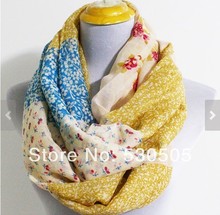 Floral Colorblock Infinity font b Scarf b font Chunky and Silky Polka Dot font b Scarf