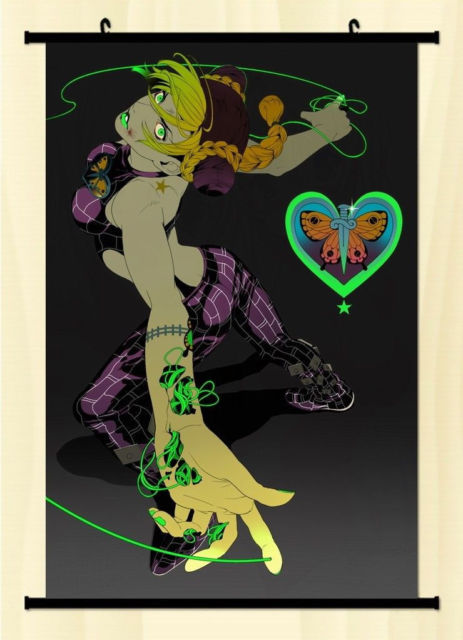 Decor Wall poster Scroll Jojo JoJo s Bizarre Adventure Kujou Jolyne 09 Cosplay