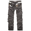 New Hot Men s Casual Army Cargo Camo Combat Style Pants Overall Loose Multi Pocket Trend