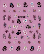 1 Sheet nail supplies , equipment , nail stickers , KT cat 3D nail stickers, nail jewelry , XF260