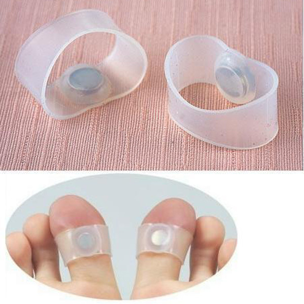 5 Pair Magnetic Silicon Foot Massage Toe Ring Weight Loss Slimming Massager