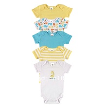 Luvable Friends 5 Pieces lot 2015 Summer Boutique Baby Romper Vestidos Cute Pattern One Pieces Baby