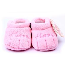 2015 New Fashion Cute Soft Coral Velve Baby Shoes With Cat Bear Cow Small Claws Baby