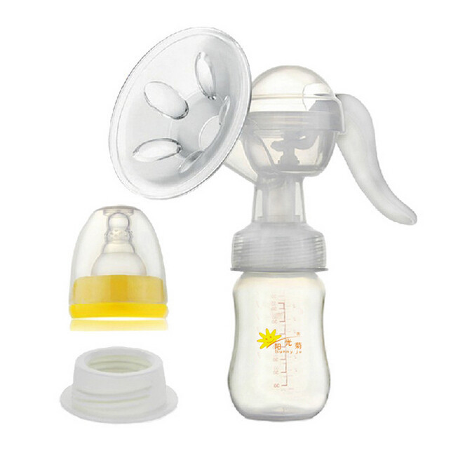Handle Manual Baby Products Milk Sucking Breast Pump Infant Breast Feeding Bra Pump Health Baby Food Milk Pacifier Bottle (12)