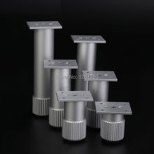 free shipping 6cm aluminum furniture leg foot European bed TV cabinet coffee table sofa bookcase diy support leg hardware part