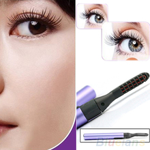 Portable Pen Style Electric Heated Makeup Eye Lashes Long Lasting Eyelash Curler 1U6P 36TS