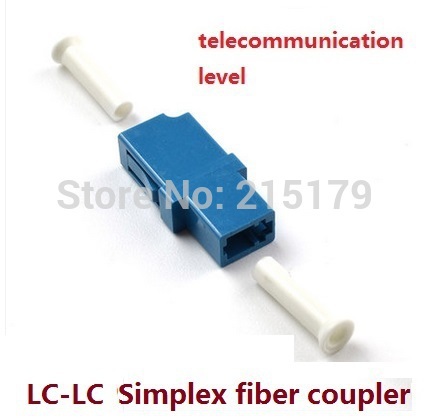 LC LC The telecommunication level LC simplex fiber coupler optical fiber connector adapter flange