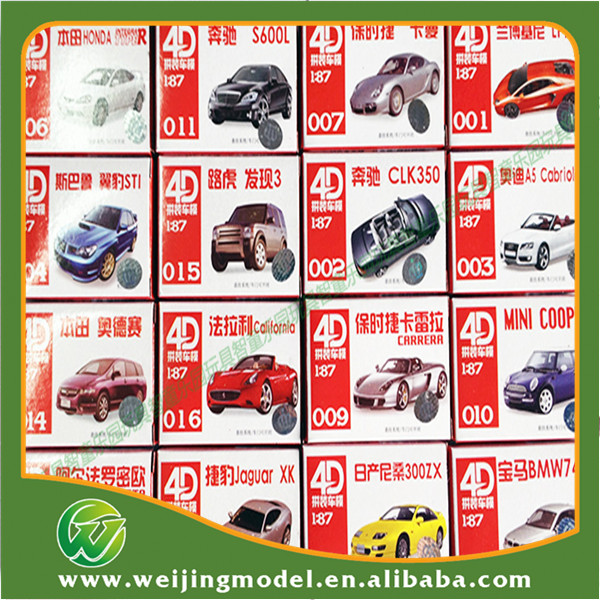 Kit Cars 1:87 HO Scale Railway Layout NEW,famous model car, building 