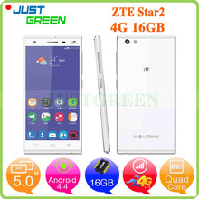 Original ZTE Star2 S2005 4G Cell Phone 5″ 1920×1080 IPS Snapdragon MSM8974 Quad Core 2.3GHz 2GB RAM 16GB ROM 13MP Camera FDD LTE