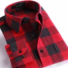 Stylish Fashion Casual Black White Plaid Mens Long Sleeve Slim Fit Dress Shirts Multicolors Plaid Size: M-XXXL Big Size 6 Colors