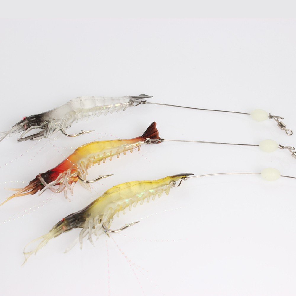 Goture luminous shrimp lure soft <font><b>fishing</b></font> bait isca artificial fish lure soft baits 5pcs Goture luminous shrimp lure soft <font><b>fishing</b></font> bait isca artificial fish lure soft baits 5pcs