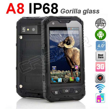 original Alps A8 waterproof smartphone MTK6572 Dual Core Android 4.2 Gorilla glass IP68 Dustproof Shockproof cellphone GPS 3G