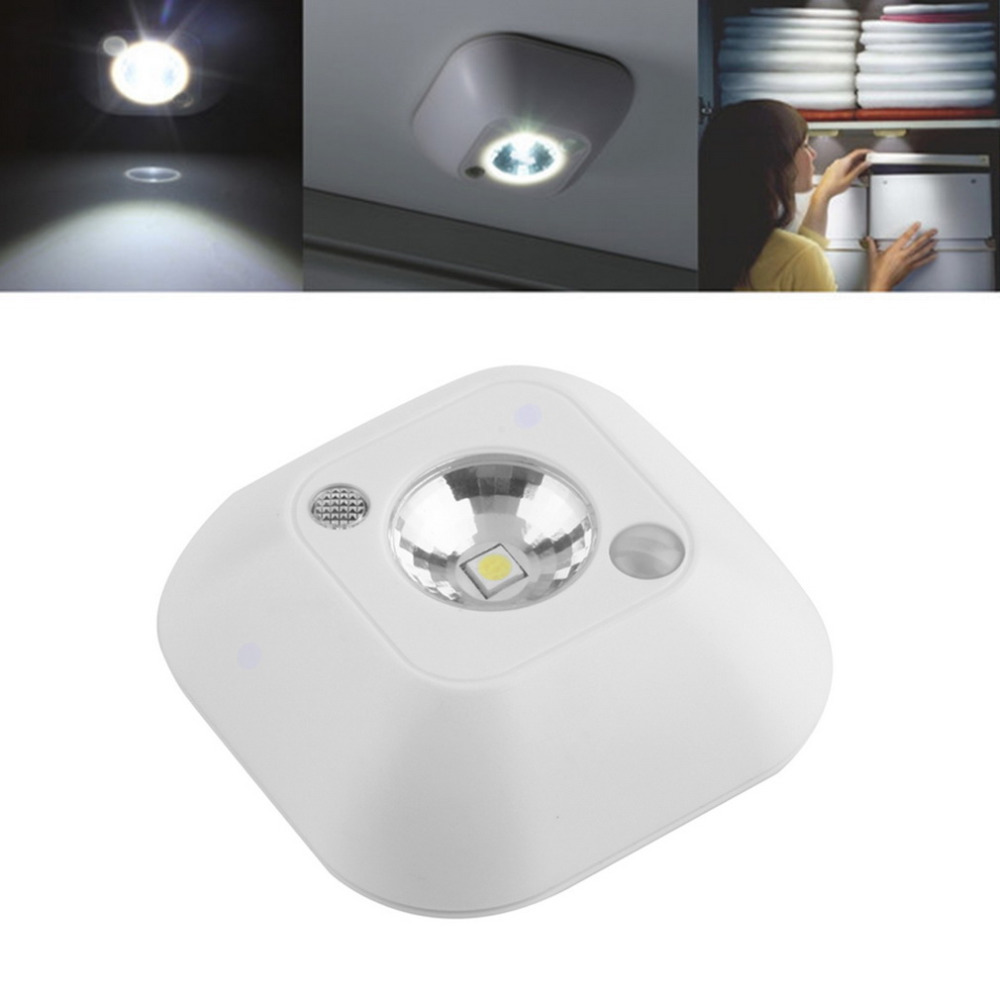 Hot Selling Promotion 2015 New Mini Wireless Infrared Motion Sensor Ceiling Night Light Battery Powered Porch