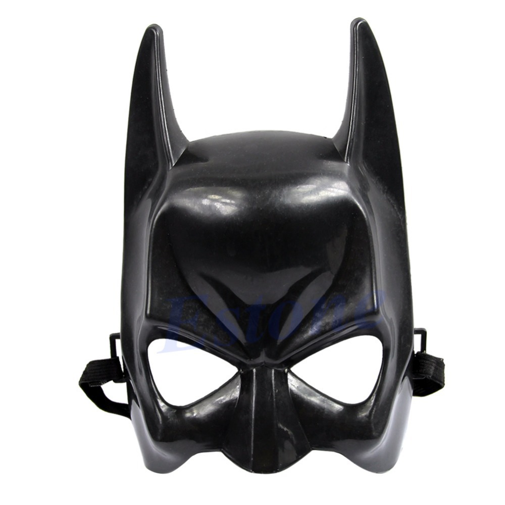 D19Halloween Batman Mask Adult Masquerade Party Mask Bat Man Face Costume