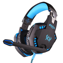 EACH G2100 Over-Ear 3.5mm Gaming Headset Headband Game Headphones With Microphone LED Light For PC Laptop /Xbox ONE/PS4