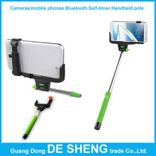 Self artifact Bluetooth Wireless Extension Pole Self timer Handheld pole for camera iPhone Samsung iOS Andriod