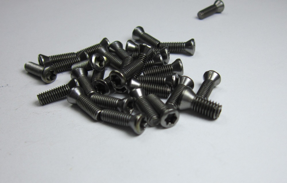 20pcs Insert Torx Screws for Carbide Inserts Lathe Tool & Screwdriver