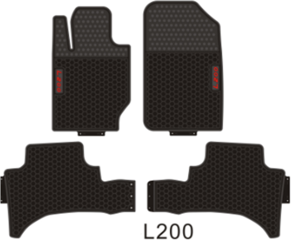 Ajuste Perfecto Alfombra Gris Interior alfombrillas de conjunto para Mitsubishi Shogun Swb 91-99