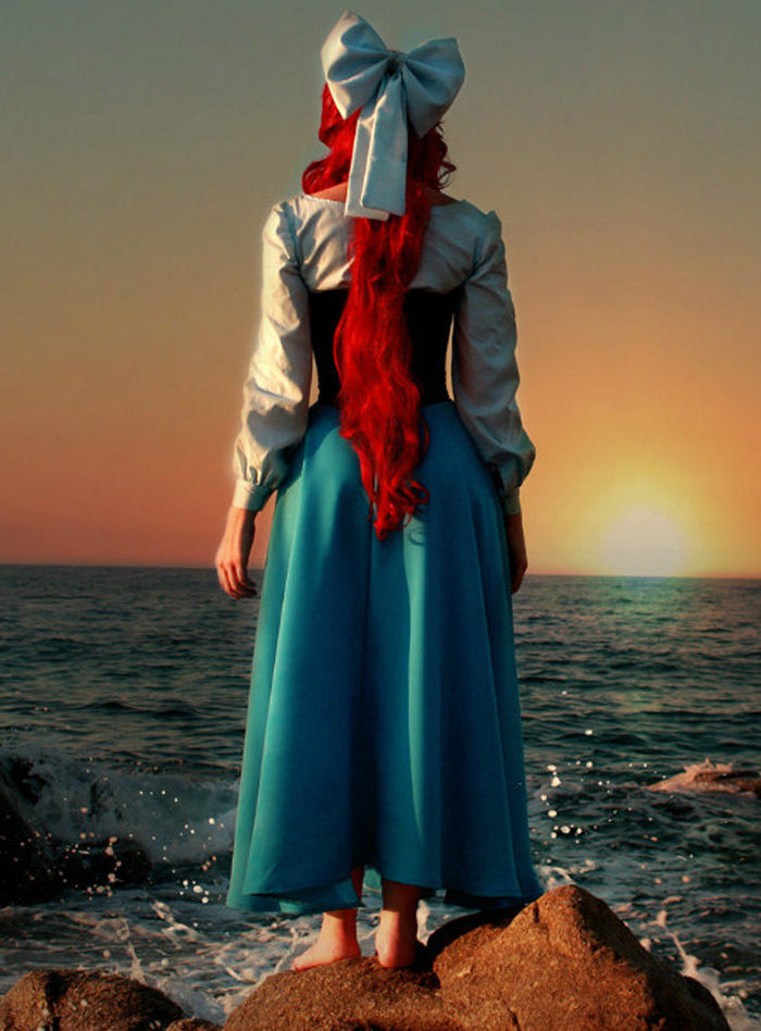 Princess ariel halloween costume for adults