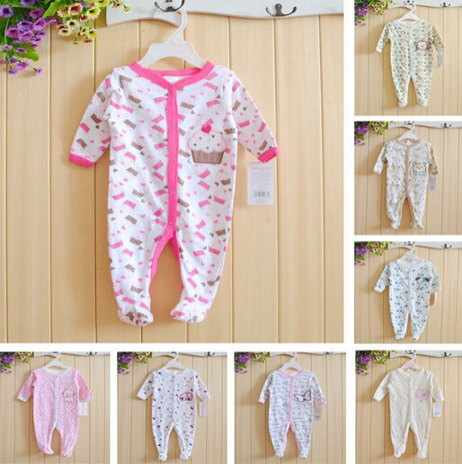 One piece Spring Autumn Baby Clothes Romper Other Brand Carter Cotton Long Sleeve Romper Animal Newborn