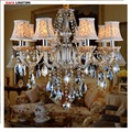 Living Room Cognac crystal Chandelier light Bedroom crystal light fixture candle chandelier light Luxury Crystal Lighting