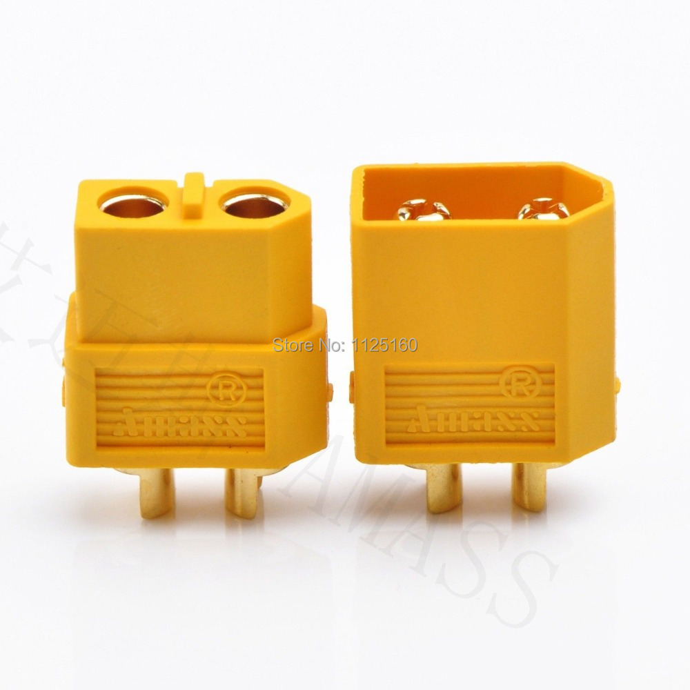 FREE Shipping 10 Pairs Brand New AMASS XT60 Male Female Connector XT60 Plug for RC Lipo