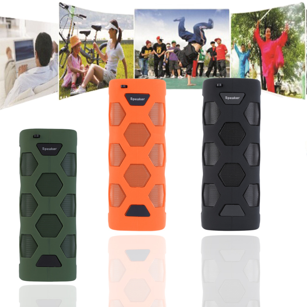Portable 10W 3600mAh V4.0 Wireless Bluetooth NFC Speaker Stereo Charger Function Power bank Speaker for Outdoor free shipping
