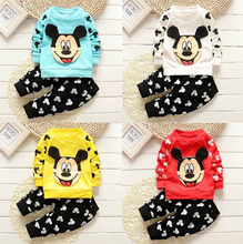 2016 New baby clothes, boys and girls baby cartoon, suitable for children’s leisure long sleeved suit