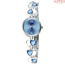 Hot Sales! Kimio Wristwatches Fashion Watch Girls Lady Quartz Watch Elegant Design Retro Bronze Watch Women