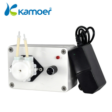 
Kamoer adjustable flow rate dc 6v dosing peristaltic pump with power supply