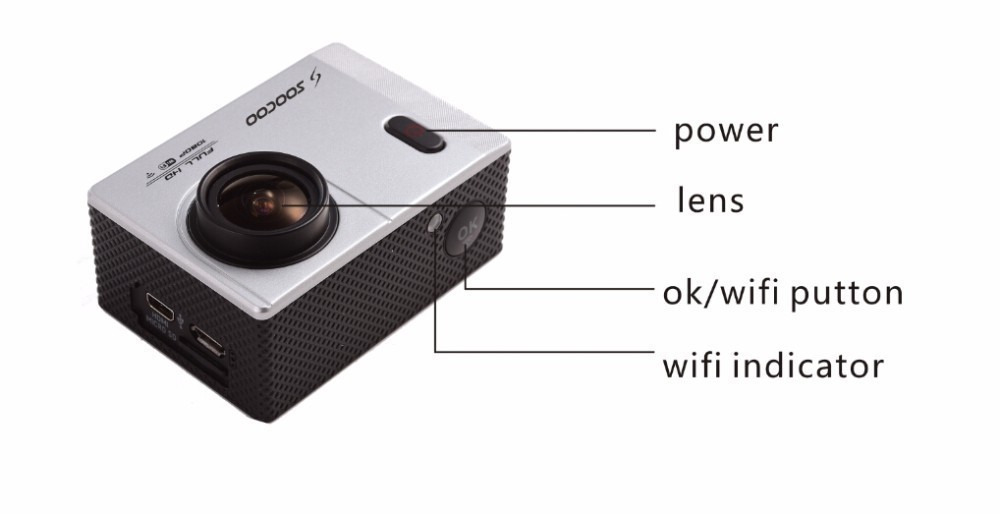 SOOCOO C10 Sport Action Camera Novatek 96655 170 Degree Wide Angle Lens Waterproof 1080P (2)