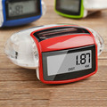 New hot Red Camtoa Solar Energy Running Pedometer Odometer Calorie Meter Sport Step Counter Fitness Caculator