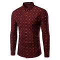 2016 New Autumn Fashion Brand Men Clothes Slim Fit Men Long Sleeve Shirt Men Plaid Cotton