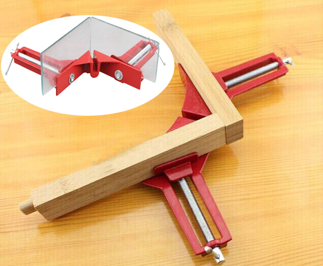 New Style 90 Degree Angle Clamp Right Angle Woodworking Frame Clamp DIY Glass Fish Bowl Folder Free Shipping NEW