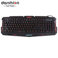 Russian backlit keyboard LED Switch 3 Color USB Wired breathing Waterproof gaming keyboard for dota 2