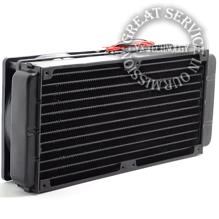 Genuine water discharge, water cooler, dual exhaust with drainage water cooled exhaust fan