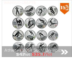 16 PCS Russia 3 rubles Athletes & Rare Plants Coins Winter Sports 2014 Sochi Olympics Game Russian Silver Coins USSR Copies Set