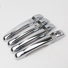 For Dodge Caliber 2007 2008 2009 2010 2011 2012 New Chrome Car Door Handle Cover Trim With SMART Keyhole