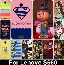 Case Capa Lenovo S660 Cell Phone Case Bags Skin ,Cartoon Sexy Cute Little Girl Case Capa Lenovo S660 Colored Painted Back Cover