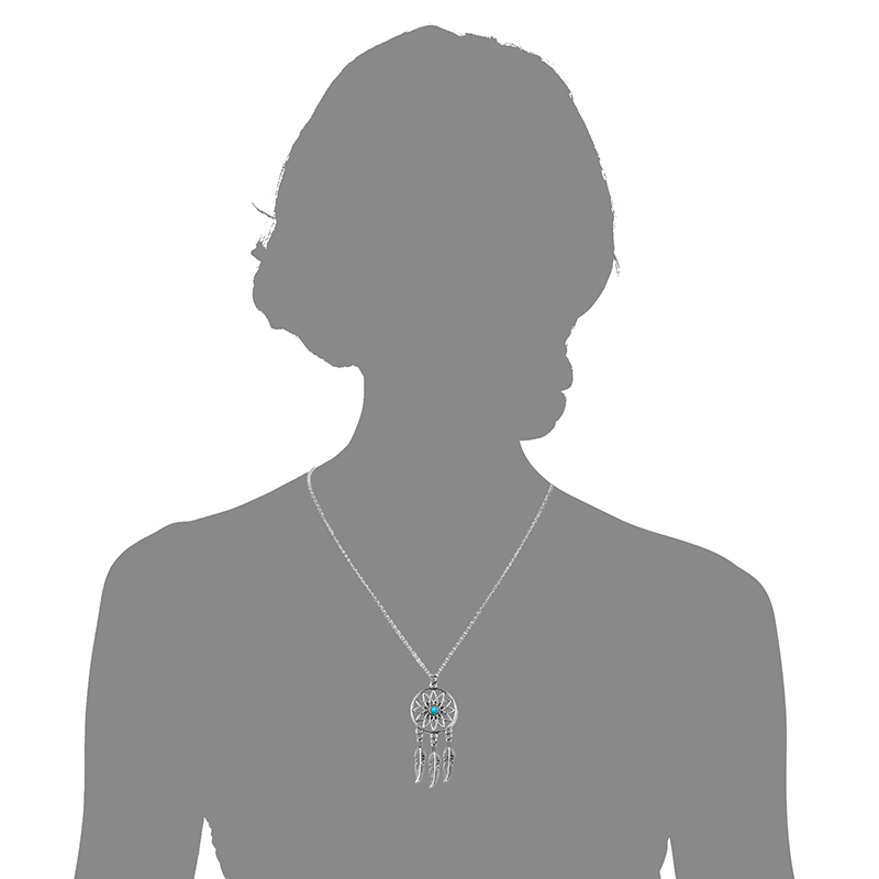 New-gioielli-Dreamcatcher-necklace-silver-chain-colgante-collier-sautoir-long-necklaces-pendants-choker-necklace-collares-2015 (5)