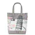 Cute Preppy Style Tote Ladies Retro Print Cotton Hand Bag Utilitarian Durable Simple Designer Bag Women