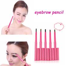 1 pcs waterproof long-lasting eyebrow pencil multicolor rotation eyebrow liner exquisite not dizzy catch for women beauty makeup