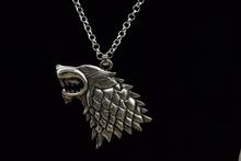 Movie Necklace Of Song Of Ice And Fire Game Of Thrones Stark Wolf Pendant Alloy Metal