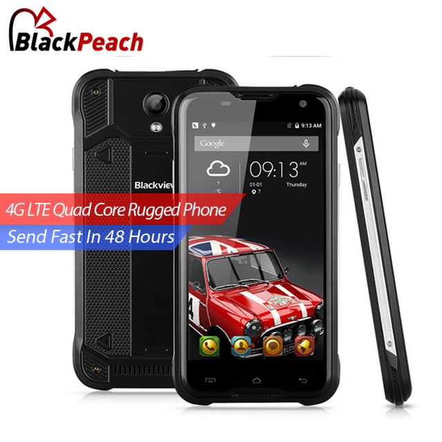 Blackview BV5000 Смартфон 4 Г LTE Водонепроницаемый IP67 5 "HD Mtk6735 Quad Core Android 6.0 Мобильный Сотовый Телефон 2 ГБ RAM 16 ГБ ROM 13MP