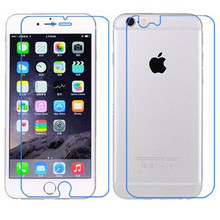 2PCS/LOT Front+Back Preminum Tempered Glass Films For iPhone 6s Plus 5.5 inch Phone Capa High Transparent Clear Screen Protector