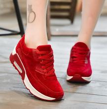 2016 Spring Autumn Increased Women Platform Shoes Fashion Casual Wedges Shoes for Jogging Creepers