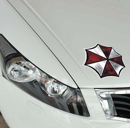 Umbrella Car Stickers Ken Block Car Reflective Decal Stickers for Toyota Ford Chevrolet Volkswagen Honda Hyundai